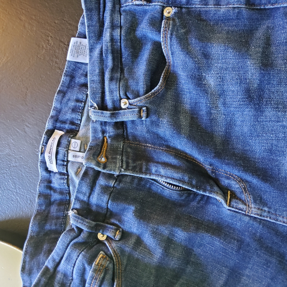 Good American High Rise Blue Jeans